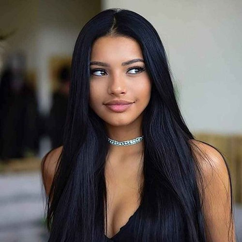 26 28 30 Inch #1B Straight Bundles Human Hair 3 Bundles Brazilian Remy Hair 100 Grams/Bundle 10A Grade Unprocessed Virgin Hairs Straight Bundle Weaves Extensions