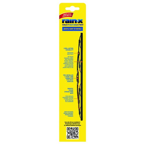 Rain-X RX30213 WeatherBeater Wiper Blades, 13" Windshield Wipers (Pack Of 1), Automotive Replacement Windshield Wiper Blades That Meet Or Exceed OEM Quality And Durability Standards