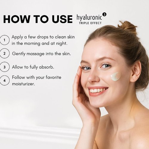 êb être belle Hyaluronic Acid 3D Serum, Quicklift Day & Night, Skin Care for Women, Lightweight Hydrating & Moisturizing Serum for All Skin Types, 30 mL