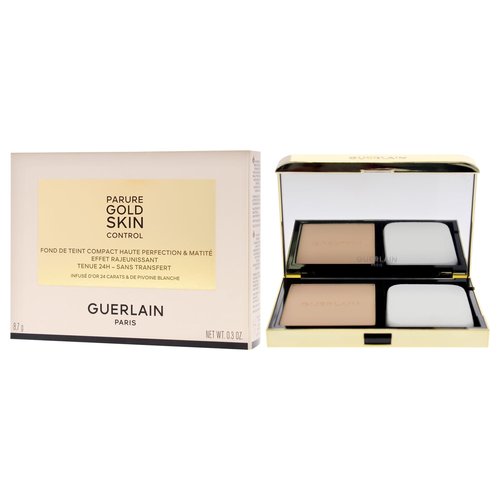 Parure Gold Skin Control Matte Compact Foundation - 2N Light Skin with Neutral Beige Undertones by Guerlain for Women - 0.3 oz Foundation