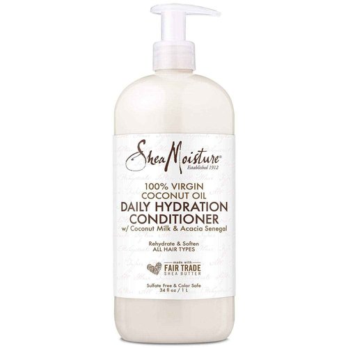 Shea Moisture Moisturizing Conditioner Coconut Oil Daily Hydration, Made with Real Coconut Oil, 34 Fl Ounce