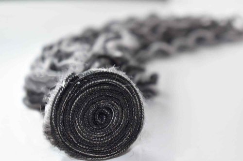 Habiliana Bundles Human Hair 22 24 26 Inch Jerry Curly Wave P4/GREY Human Hair Bundles 11A Unprocessed Brazilian Virgin Quick Weave Hair Extensions for Black Women