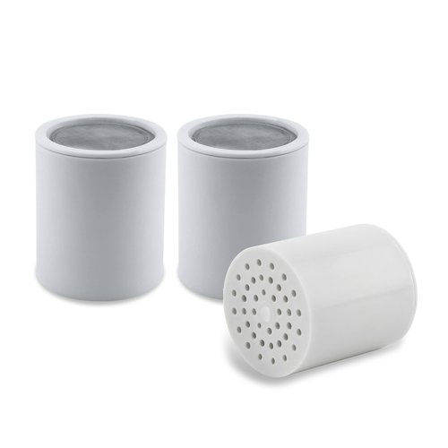 AquaBliss Replacement Multi-Stage Shower Filter Cartridge - Longest Lasting High Output Universal Shower Filter Reduces Chlorine & Toxins in SF220 or SF100. 3-Pack (SFC220)