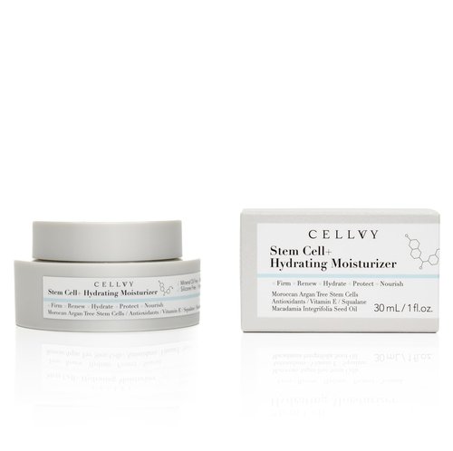 CELLVY Hydrating Korean Moisturizer w/Moroccan Argan Tree Stem Cells, Korean Taiwanese Skincare Stem Cell Face Cream w/Squalane & Antioxidants, Lightweight, Firms, Repairs & Boosts Collagen
