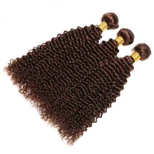 Chocolate Brown Bundle Color #4 Curly Human Hair Bundles 26 28 30 Inch Brazilian Dark Brown Kinky Curly Bundles Human Hair