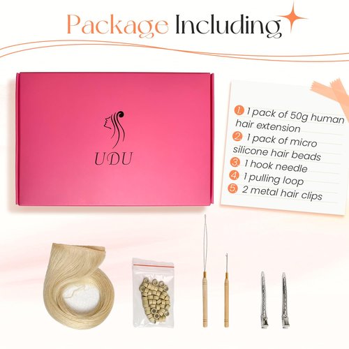 Black Hair Extensions OVO Dual-Sided Weft Human Hair Extensions Invisible Flat Weft Extensions, Natural Looking Seamless Human Hair Extensions for Added Volume & Length