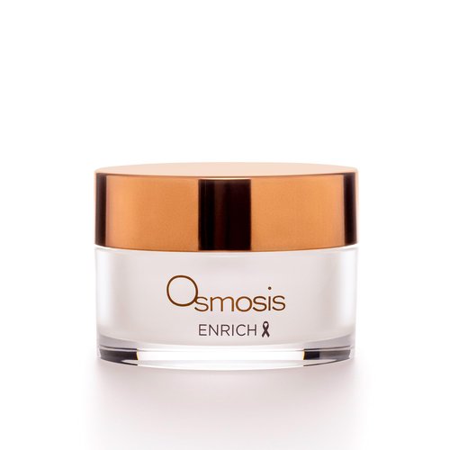 OSMOSIS ENRICH Smoothing Face & Neck Intensive Night Repair Cream Moisturizer with Chirata and Fruit Oils, 1 Oz