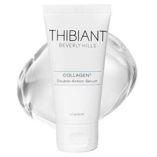 Thibiant Beverly Hills Collagen2 Double-Action Serum for Face Hyaluronic Acid and Matrixyl that Enhance Collagen Production, Reduce Fine Lines and Wrinkles, Fragrance-free, Paraben Free (1 .7 Oz)