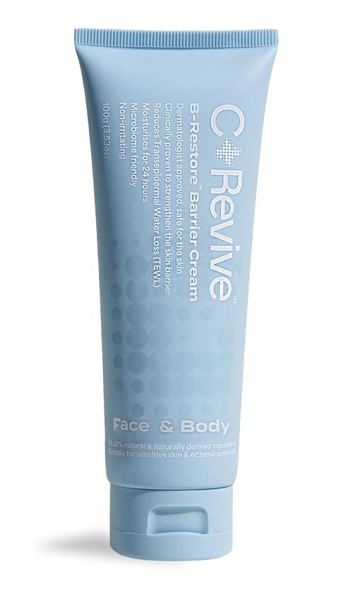 CelRevive B-Restore™ Barrier Cream soothes, hydrates, and supports microbiome balance, restoring comfort to sensitive, dry skin. EWG Verified™ for safety and transparency. Made in Australia