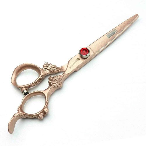 AXEMOORE Hair Scissors 6/7/8/9-inch 440C High Hardness For Hairdressers Haircuts Cuttinging Scissors Professional Haircut(6 inch-2pc)