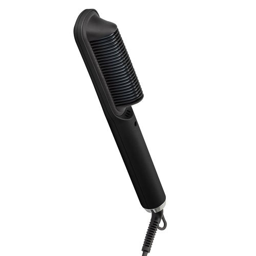 GAMMA+ Ceramic Hot Brush with Cool Touch Technology Reduces Frizz, Static, and Straightens Hair