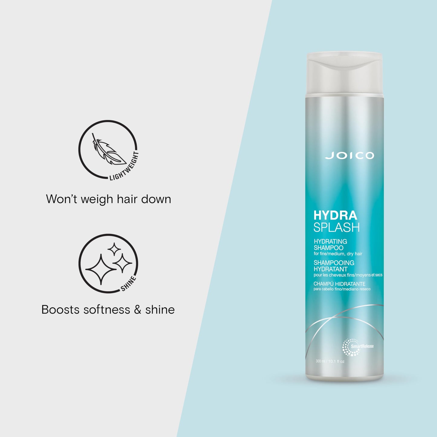 Joico Hydrasplash Hydrating Complete Regimen | Preserve Natural Moisture | For Fine Hair