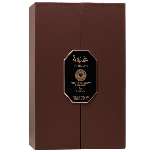 Lattafa Niche Emarati Ghinwa – Fruity, Floral, Woody, Mossy – Eau de Parfum Long-Lasting Fragrance for Everyone, 3.4 Ounce / 100 ml