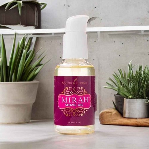 Young Living Mirah Shave Oil - Luxurious Shaving Blend for Silky Smooth Skin - Razor Bump Prevention - Premium Essential Oil - Meadowfoam & Exotic Baobab - 2 oz
