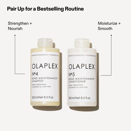 Olaplex No. 4 Bond Maintenance Shampoo, Repairs, Strengthens, & Nourishes All Hair Types, Adds Shine & Leaves Hair Feeling Soft, 33.8 fl oz