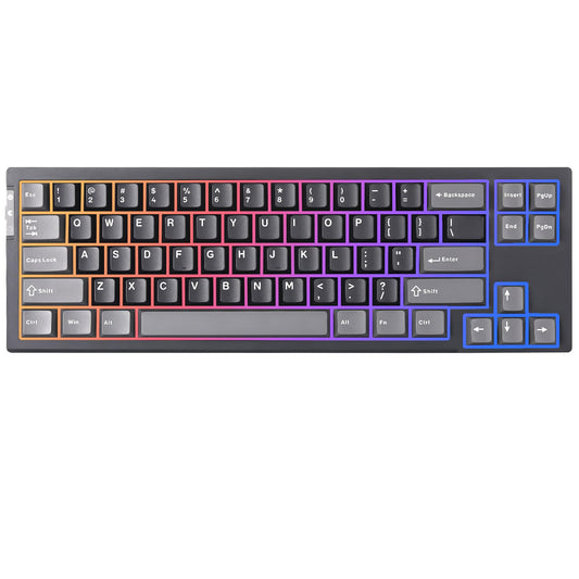 YUNZII RT68 Rapid Trigger Gaming Keyboard,Hall Effect Magnetic Switch,68 Keys,RGB Backlit RGB,Gasket Mount Hot Swap Struture,Adjustable Actuation TKL for Mac/Win (Black, Outemu Switch)