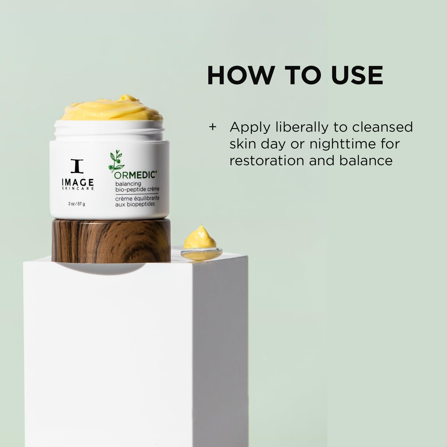 IMAGE Skincare, ORMEDIC Biopeptide Crème, Balancing Face Moisturizer with Shea Butter, Hyaluronic Acid and Organic Plant Oils, 2oz