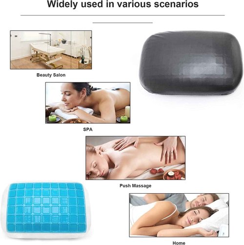Elitzia Comfort Low Resilience Sponge Soft Gel Massage Pillow Pro Lash Extension and Salon Spa Supplies Neck and Back Support Beauty Facial Lash Pillow ET30388