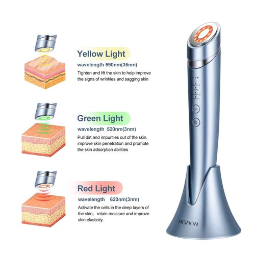 Mutifunctional Facial Massager Micro-Current Light Photontherapy Device for Face
