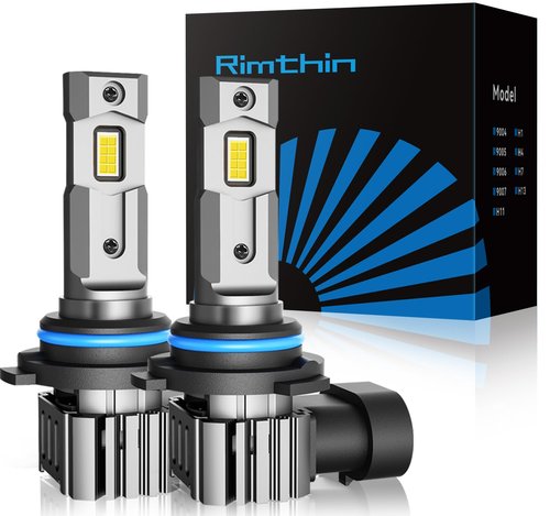 rimthin 9006/HB4 Bulbs, HB4 Fog Lights 6000K Cool White IP67 Waterproof, Pack of 2