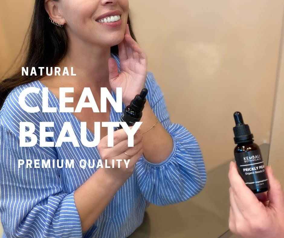 KEMBALI BOTANICALS Prickly Pear Seed Oil, Organic, 100% Pure, Cold-Pressed-Unrefined, for Skin, Hair, Nails. Premium Quality, Imported from Morocco