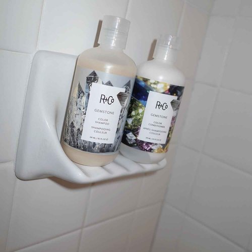 R+Co Gemstone Color Shampoo & Conditioner Set + Deluxe Sample (0.5oz) | Protects Color, Repairs & Nourishes | Vegan + Cruelty-Free | 8.5oz (Pack of 2)