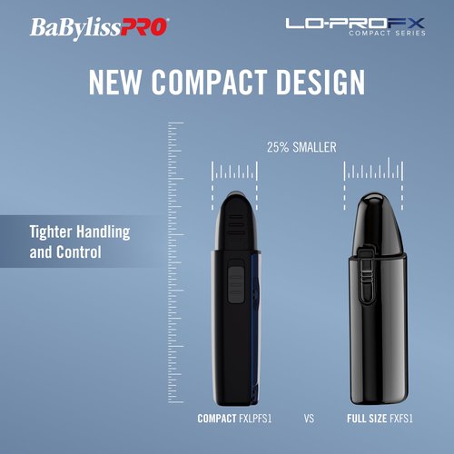 BaBylissPRO High-Performance Compact LO-PROFX Single Foil Shaver with Charging Stand
