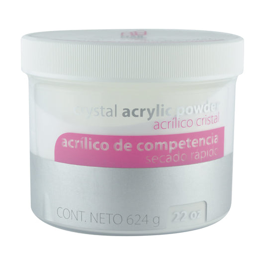 NAIL FACTORY - PROFESSIONAL GRADE FAST SET CLEAR ACRYLIC POWDER 22 OZ, Professional Acrylic Powder for Sculpting & Building Nails.