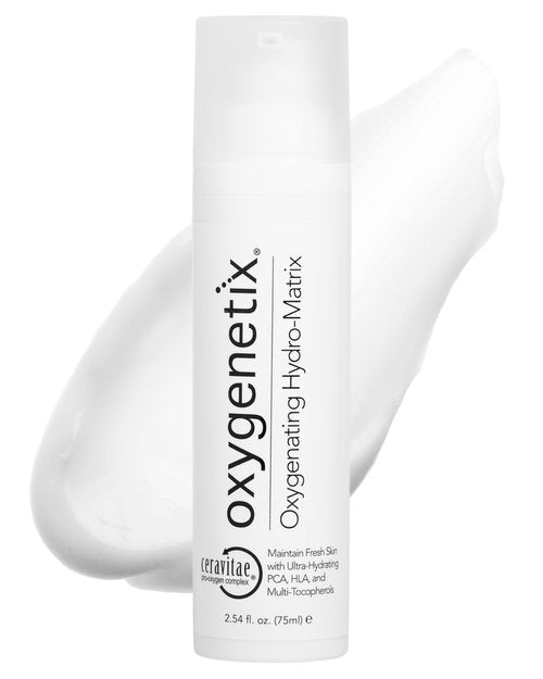 Oxygenetix Oxygenating Hydro-Matrix (2.54oz) | Lightweight Aloe-Based Face Moisturizer with Hyaluronic Acid for Sensitive, Dry, or Compromised Skin