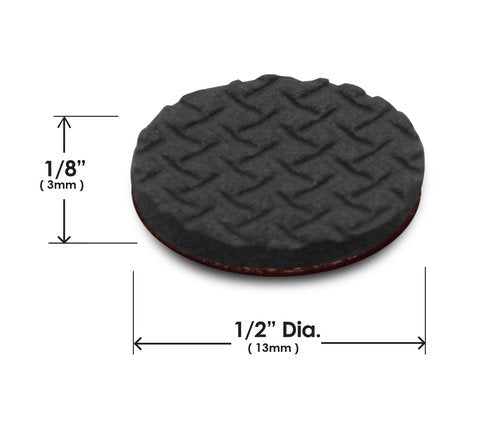Slipstick GorillaBumperPads Premium 1/2” Rounds Adhesive Non Slip Pads/Bumpers (64 Gripper Dots) Perfect Grips for Small Items/Décor, Cabinet Stoppers, Drawer/Door Bumpers, Glass/Picture Frame Pads