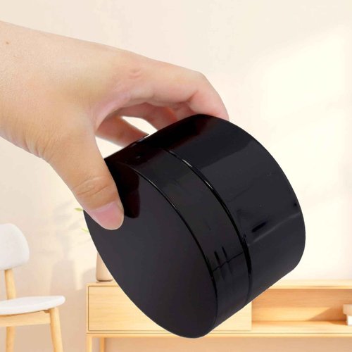 50 Pcs Plastic Jars with Lid 8 oz Plastic Cosmetic Containers Round Lotion Sample Containers Leak Proof Empty Cosmetic Jars Refillable Travel Jars for Storage Cream Powder Ointment Supplies(Black)