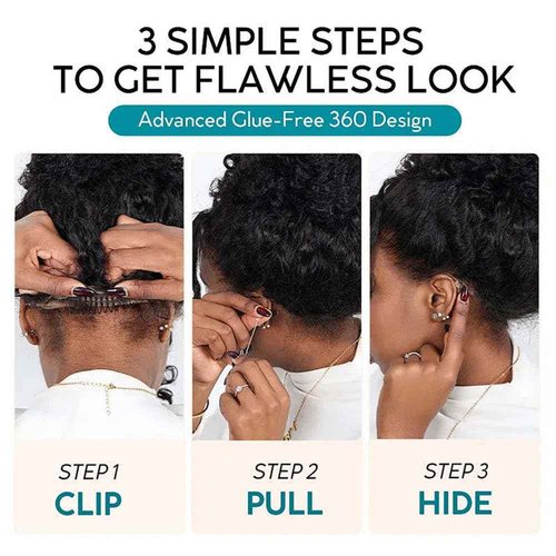 sterly Hidden Strap 360 Lace Front Wigs Human Hair 250% Density Straight HD Wigs with Drawstring Full Lace Wigs for Women Pre Plucked with Baby Hair 16 Inch