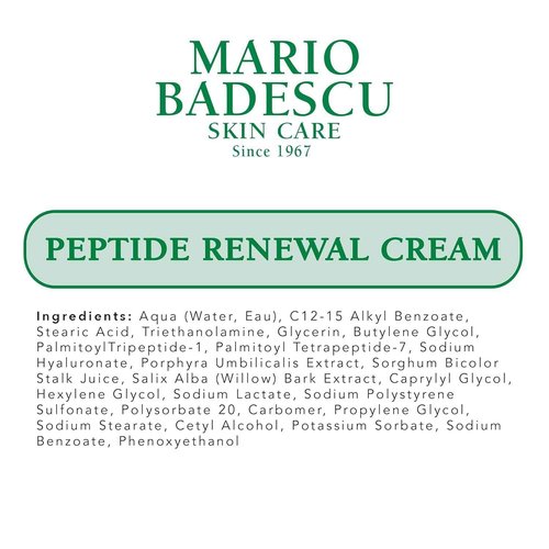 Mario Badescu Peptide Renewal Face Cream & Super Peptide Serum Set – Hydrating and Anti Aging Facial Moisturizer & Face Serum for Smooth, Plump, Youthful-Looking Skin Care for Women & Men