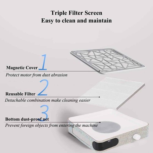 Nail Dust Collector with Vacuum Fan, Suction Machine for Acrylic Nails, Salon Use, White Diamond