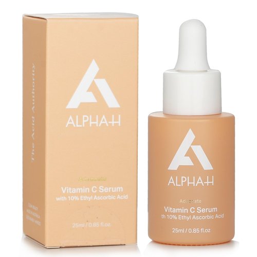 ALPHA-H | Vitamin C Serum with 10% Ethyl Ascorbic Acid | with Hyaluronic Acid | Improves Dull Complexion