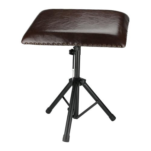 XL Tattoo Arm Rest Stand - Heavy Duty Steel - Portable Tattoo Armrest with Thick Soft Eco Leather Pad & Metal Base - Extra Wide and Long Pad - 180 Rotating Arm Rest