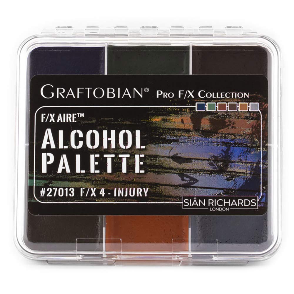 Graftobian F/X Aire Alcohol Activated Palette - SFX Makeup (F/X 4 - Injury)