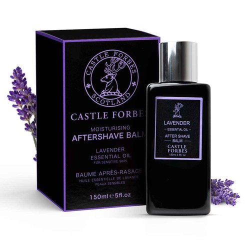 Castle Forbes Oil Aftershave Balm, Lavender, 5 oz.