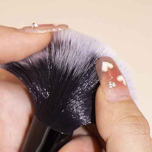 Portable ON THE GO Makeup Brush Set, COSHINE 10pcs Easy-taken Mini Full Complete Function Cosmetic Brushes Kit with Brush Pouch (black)