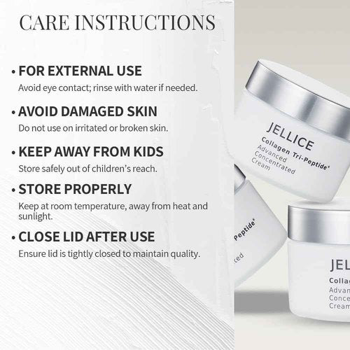 JELLICE Advanced Collagen Face Cream – Japanese Skincare Innovation with Collagen Tripeptides, Hyaluronic Acid & Niacinamide – Anti-Aging Moisturizer for Firming, Hydration & Radiance – All Skin Types