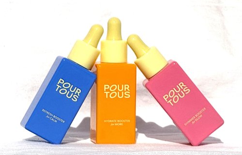 Pour Tous Ultimate Serum Set, Base Serum with 3 Boosters for Hydration and Glow, 4 Piece Bundle