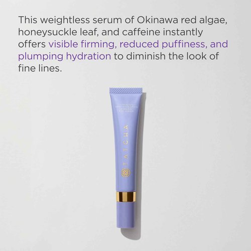 Tatcha Luminous Deep Hydration Firming Eye Serum | Caffeinated Instant Hydrating Eye Serum for Fine Lines and Puffiness, 15 ml | 0.5 oz