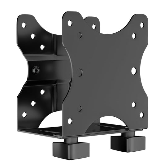 Adjustable Thin Client Mount Bracket - Mount Mini PC to Monitor Arm, Stand Pole, or Under Desk,Supports 0.67" - 2.8" Wide CPU,Black