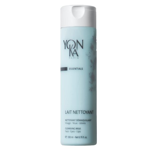 Yon-Ka Lait Nettoyant Cleanser and Lotion PS Toner Set | Gentle Milk Cleanser & Makeup Remover and Toner for Dry or Sensitive Skin | Set of 2, 2 x 6.76 fl oz