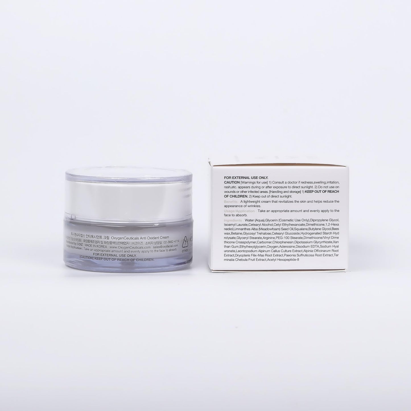 OxygenCeuticals Anti Oxidant Cream – Anti-Aging & Wrinkle Care Cream with Edelweiss Callus Extract, Adenosine & Squalane, Moisturizing & Firming Skincare for Dry, Aging Skin. 1.69 fl.oz (50ml)