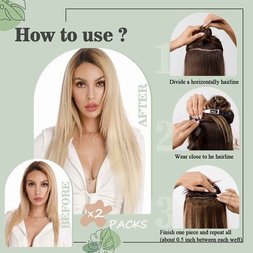 S-noilite Clip in Hair Extensions Human Hiar Clip in Short Human Hair Auburn Hair Standard Weft 100% Real Human Hair Full Head 8 Pieces 18 Clips Silky Soft 13 Inch-80g Dark Auburn (#33)