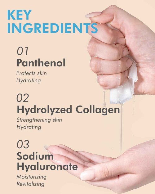 DERMAL Hyaluronate Collagen Essence Facial Mask Sheet 23g Pack of 100 - Hydro Boost Moisturizing for Dry Skin, Smoothing Fine Lines Wrinkles, Daily Skin Treatment Solution Sheet Mask