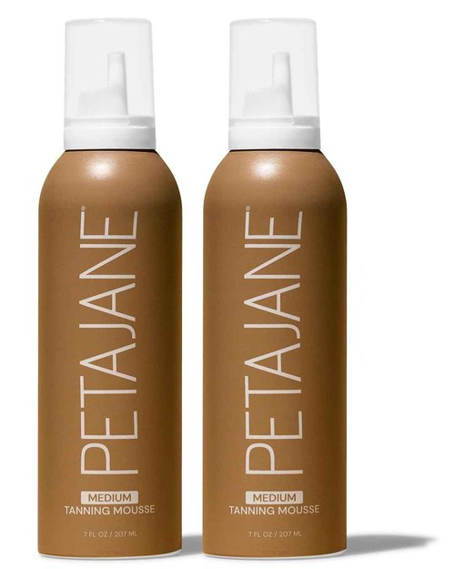 PETAJANE Medium Tanning Mousse, 7 FL OZ, Pack of 2