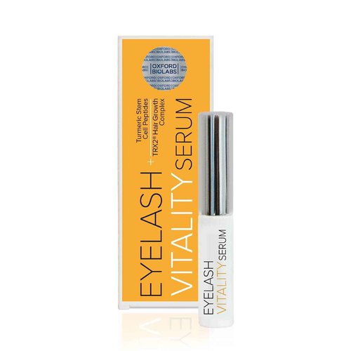 Eyelash Vitality Growth Serum - Lash Enhancing Growth Serum Complex - Irritation Free - Hypoallergenic Naturally-based Turmeric Growth, Achieve Longer Thicker & Healthier Lashes, 3.5 ml