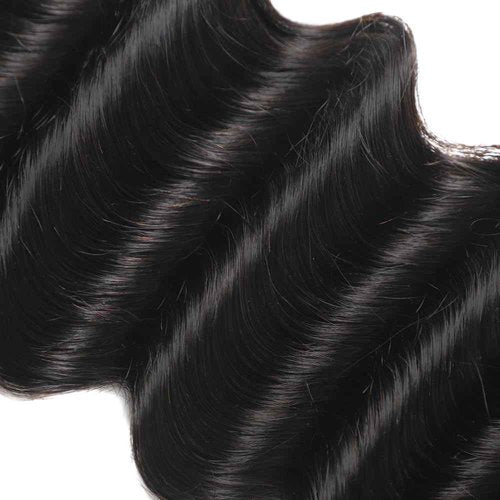 Ralisa 16A Loose Deep Bundles Human Hair Loose Deep Wave Bundles Brazilian Virgin Hair Deep Wave Bundles Hair Weave Extensions Human Hair Loose Wave Curly Hair Bundles